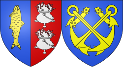 Blason ville fr Saint-Just-Saint-Rambert (Loire)